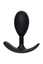 Черная анальная втулка Tord M - 10,5 см. (Цвет: черный)