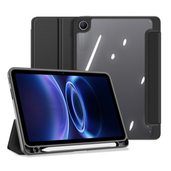 Чехол книжка черного цвета для планшета Xiaomi Redmi Pad 2 и Poco Pad C1, серия Toby Series от Dux Ducis