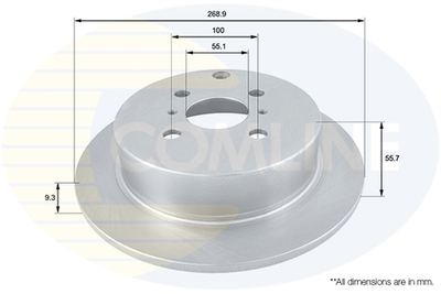 COMLINE - ADC01104-CML - Brake Disc