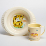 7107523 Набор посуды: кружка 20 мл., миска на присоске