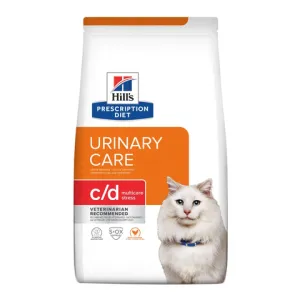 Ветеринарный сухой корм для кошек Hill`s Prescription Diet с/d Urinary Stress, против стресса при болезнях МКБ, с курицей