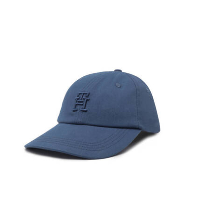 кепка th flag soft cap Tommy Hilfiger - голубой(AM0AM10860)