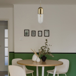 690013 Подвесной светильник RAMO 1х40W E27 ШАМПАНЬ/ПРОЗРАЧНЫЙ