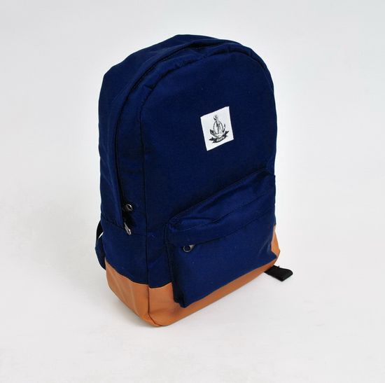Рюкзак ЯКОРЬ Малый бот II ранга парусиновый Темно-синий