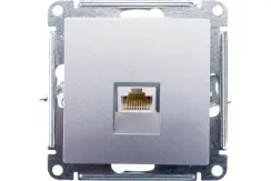 Розетка RJ45 Systeme Electric ATLASDESIGN алюминий 36513