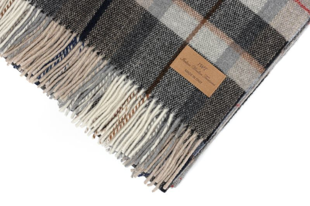 Плед 150х200 Italian Woollen Treasures S.r.l. Luca 3 Италия фото