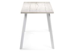 Стол Тринити Лофт 120х60х75 25 мм юта / матовый белый