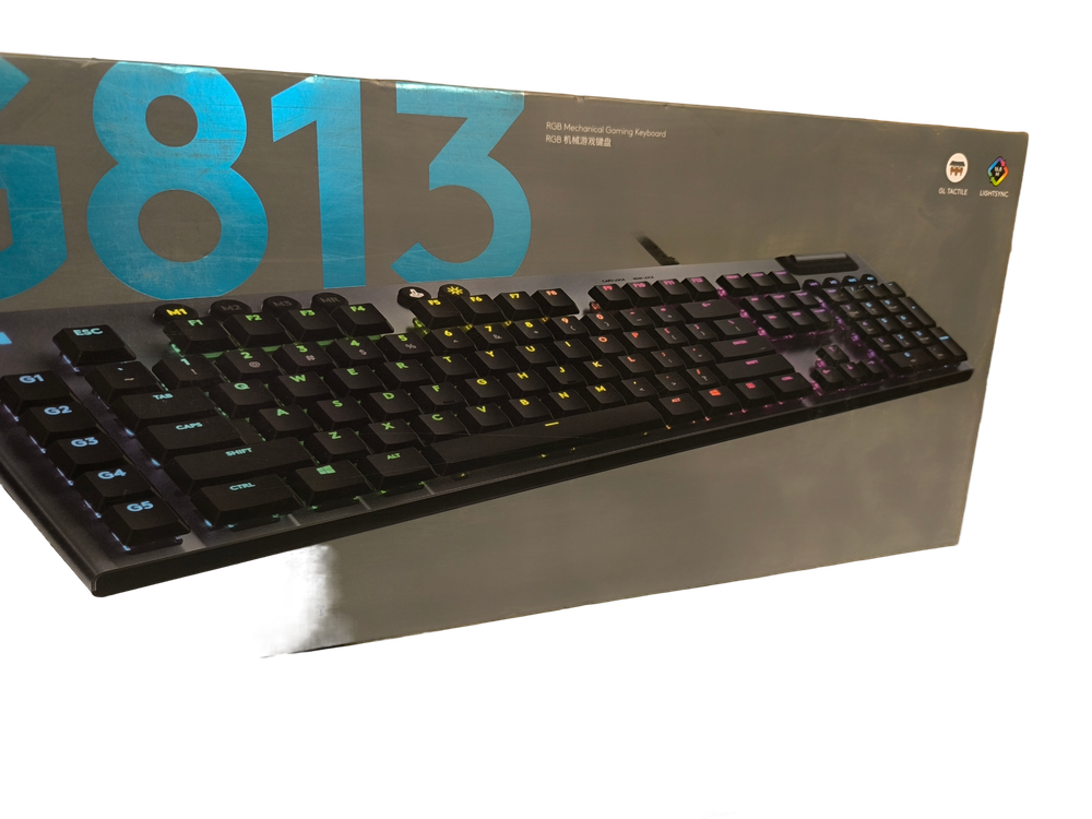 Logitech G813 — механическая игровая клавиатура с RGB, GL Linear/Tactile/Clicky