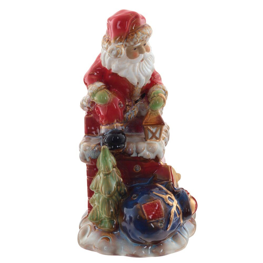 GAEM Фигурка декоративная с подсветкой "Санта" (2xAA, н/п), L20 W15 H29 см