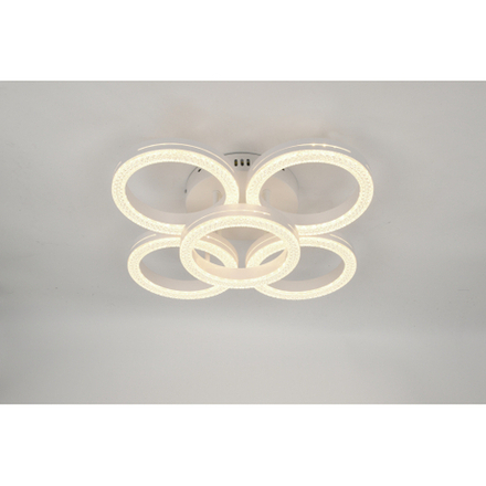 Светильник потолочный светодиодный Rivoli Juniper 6187-701 LED 75Вт 3000-6000К белый с пультом