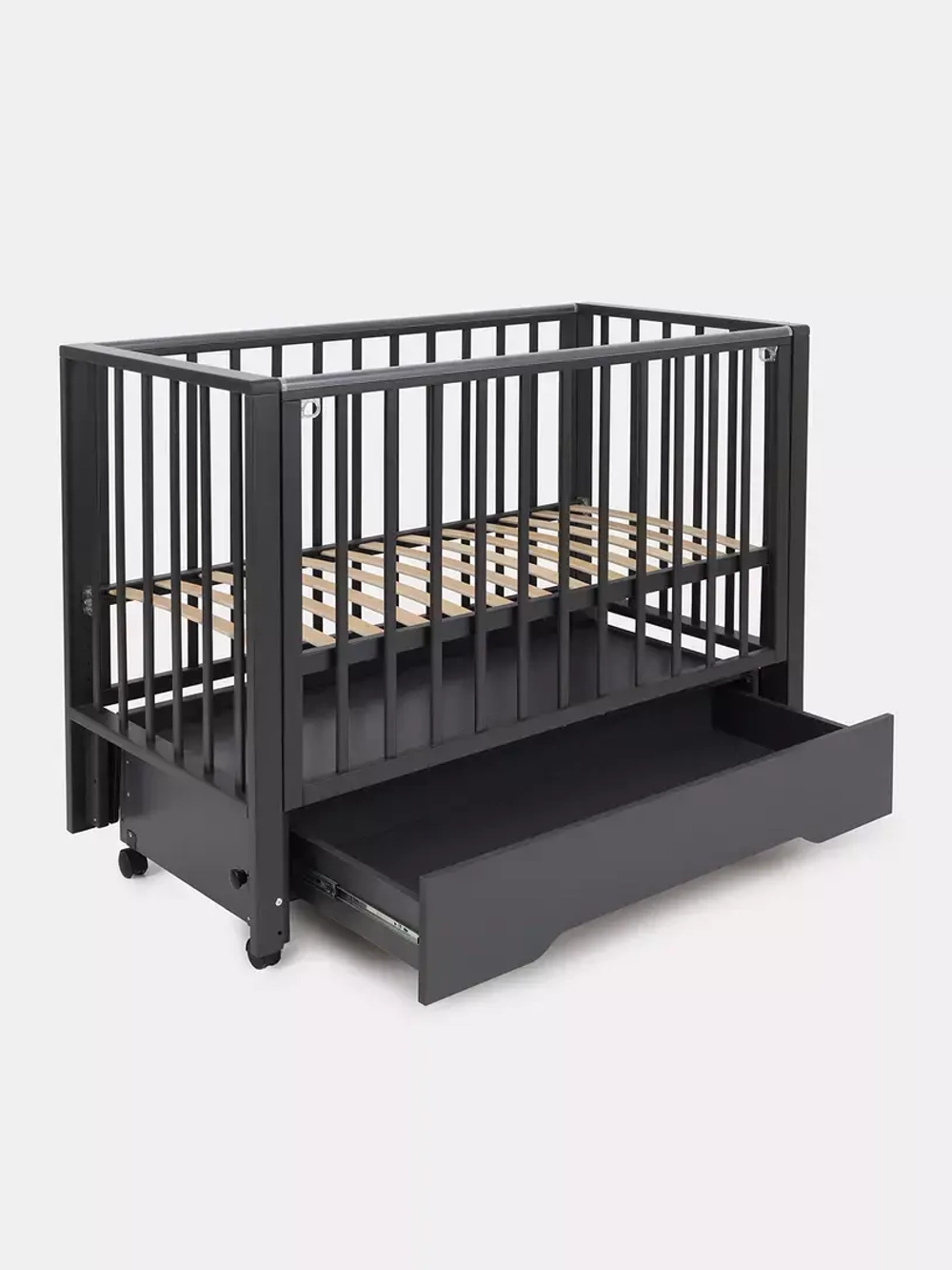 Кроватка Rant Bergen Plus маятник Moon grey