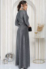 Платье Сияющий выход (серебро) П12044 LT Collection