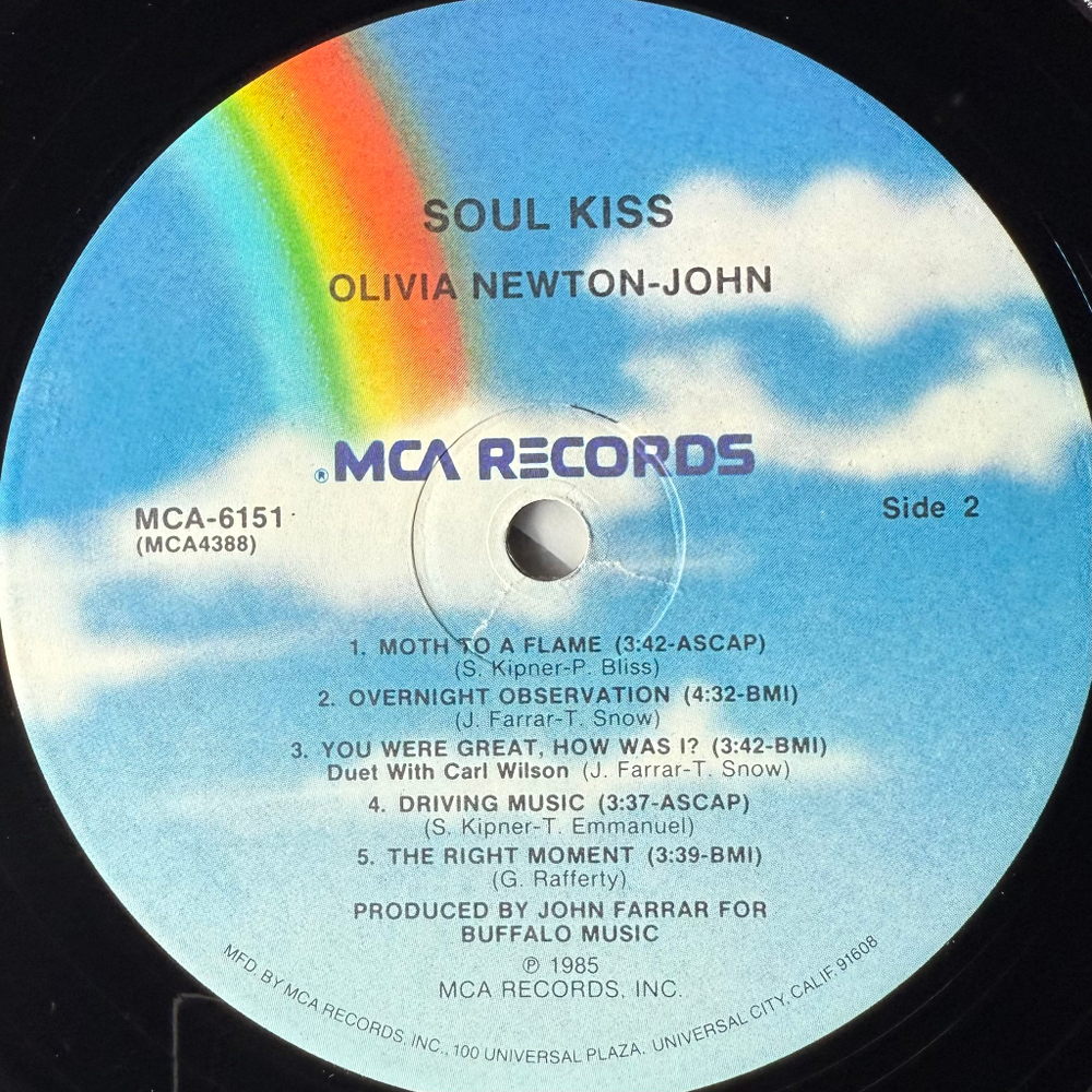 Виниловая пластинка Olivia ‎– Soul Kiss LP