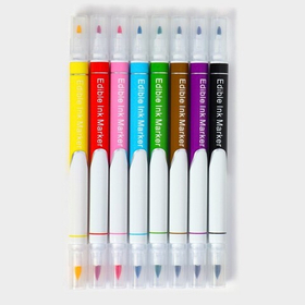 Набор маркеров двусторонних, 8 шт, 16,5 см, разноцветные