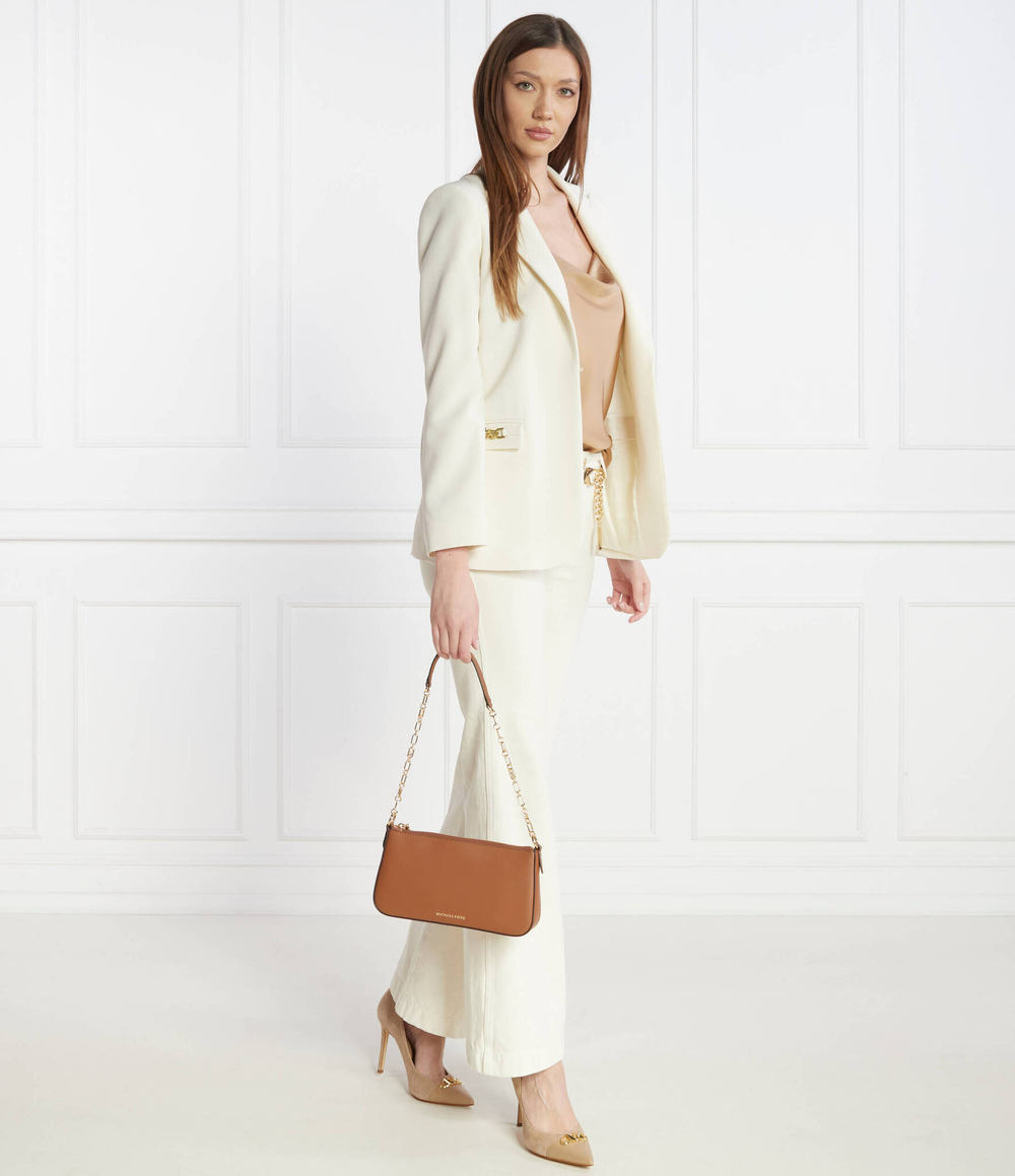 Кожаная Наплечная сумка Michael Kors - коричневый(32H3G8EW6L)