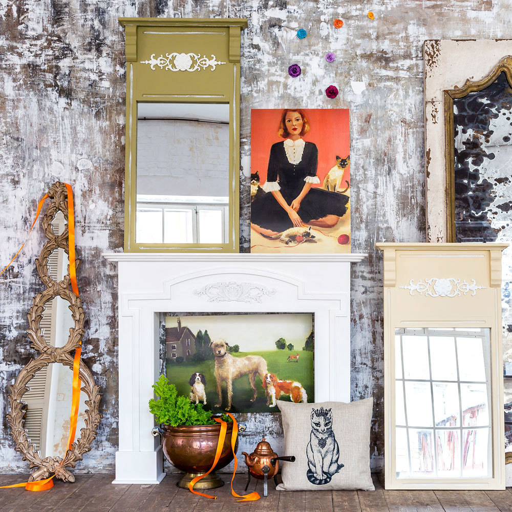 Зеркало Объект мечты Принтемпс Беж