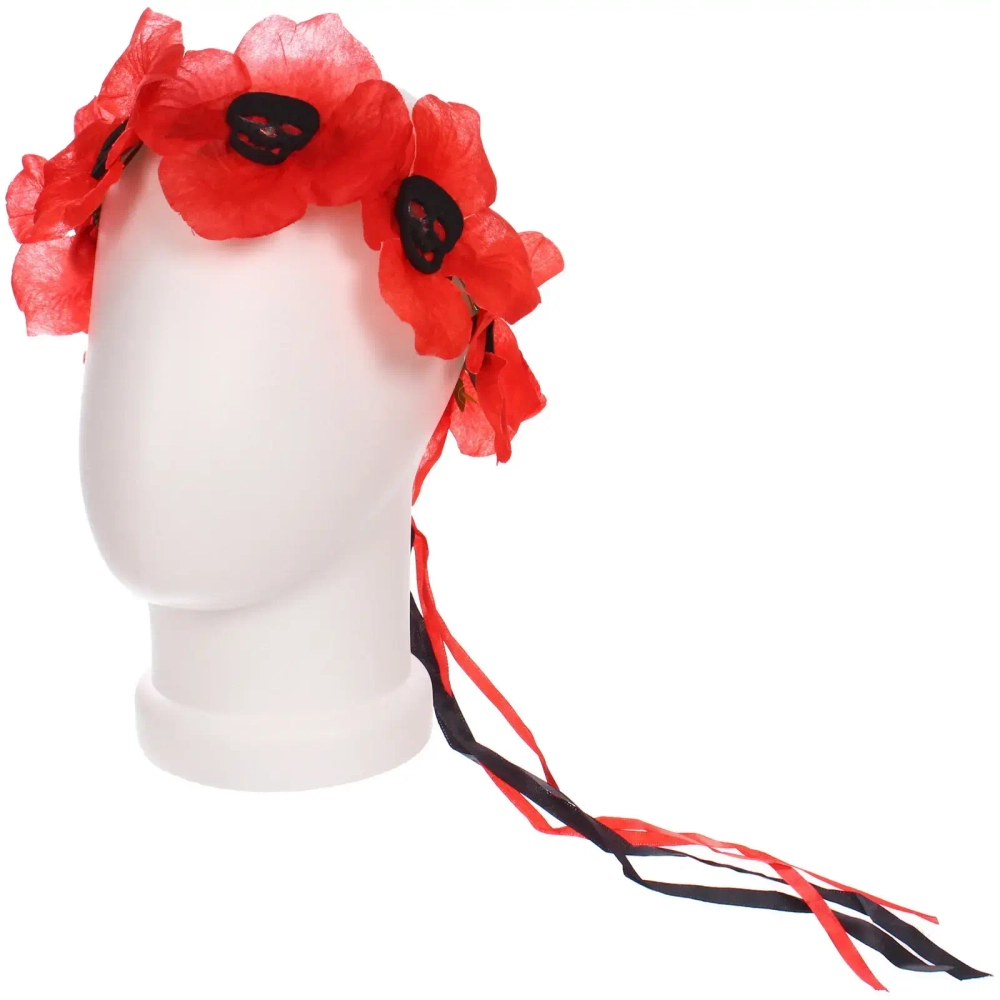 Ободок для волос карнавальный «Helloween - Цветы», микс