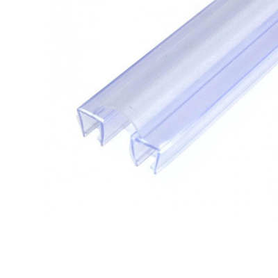 Уплотнитель для душевой кабины G-образный, на 2 стекла 10 мм, 2.2 метра