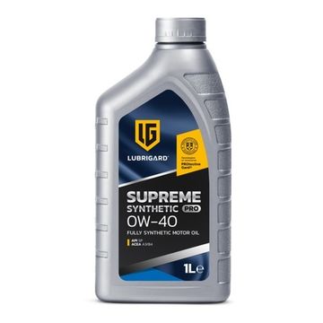 SUPREME SYNTHETIC PRO SAE 0W-40 LUBRIGARD масло