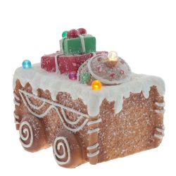 GAEM Фигурка декоративная с подсветкой "Вагончик"(3хААА,н/п), L22 W16 H19 см