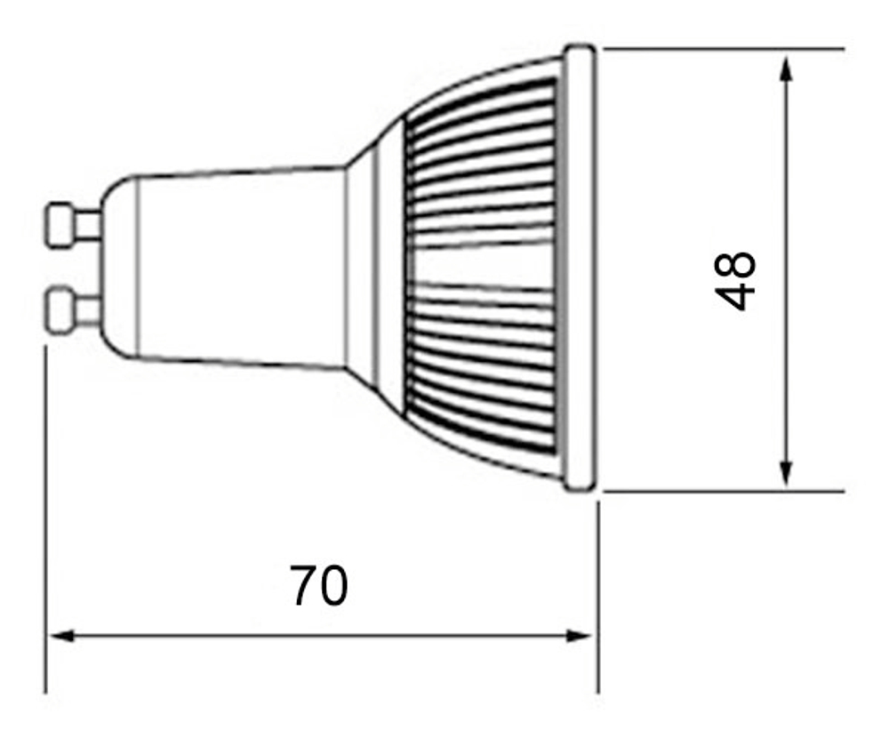 Лампа УФ светодиодная 5W R50 GU10