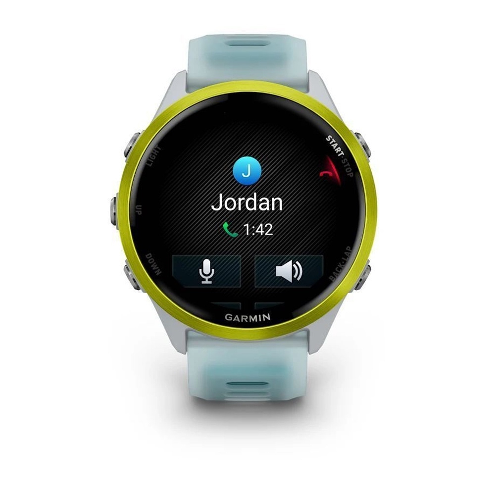 Смарт часы Garmin Forerunner 570 - 47 mm Amp Yellow Aluminum Translucent Whitestone / Turquoise