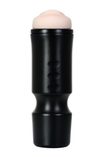 Мастурбатор-ротик A-Toys в черной колбе (Цвет: телесный)