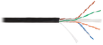 Кабель витая пара U/UTP 6 кат. 4 пары Netlan EC-UU004-6-PE-BK