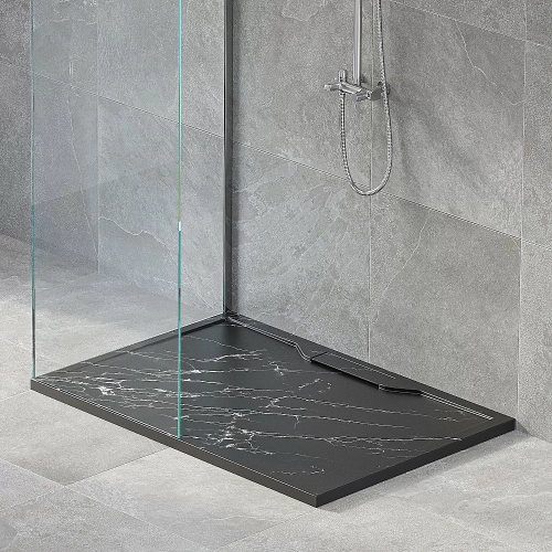 Душевой поддон RGW Stone Tray STE MB 52342810-14 80x100 черный мрамор