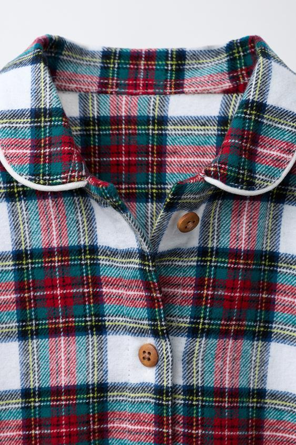 ZARA КОМБИНЕЗОН ИЗ ФЛАНЕЛИ В КЛЕТКУ, ЭКРЮ