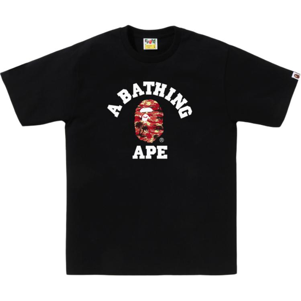 A Bathing Ape Bathing Ape Logo Printed Футболка черный красный