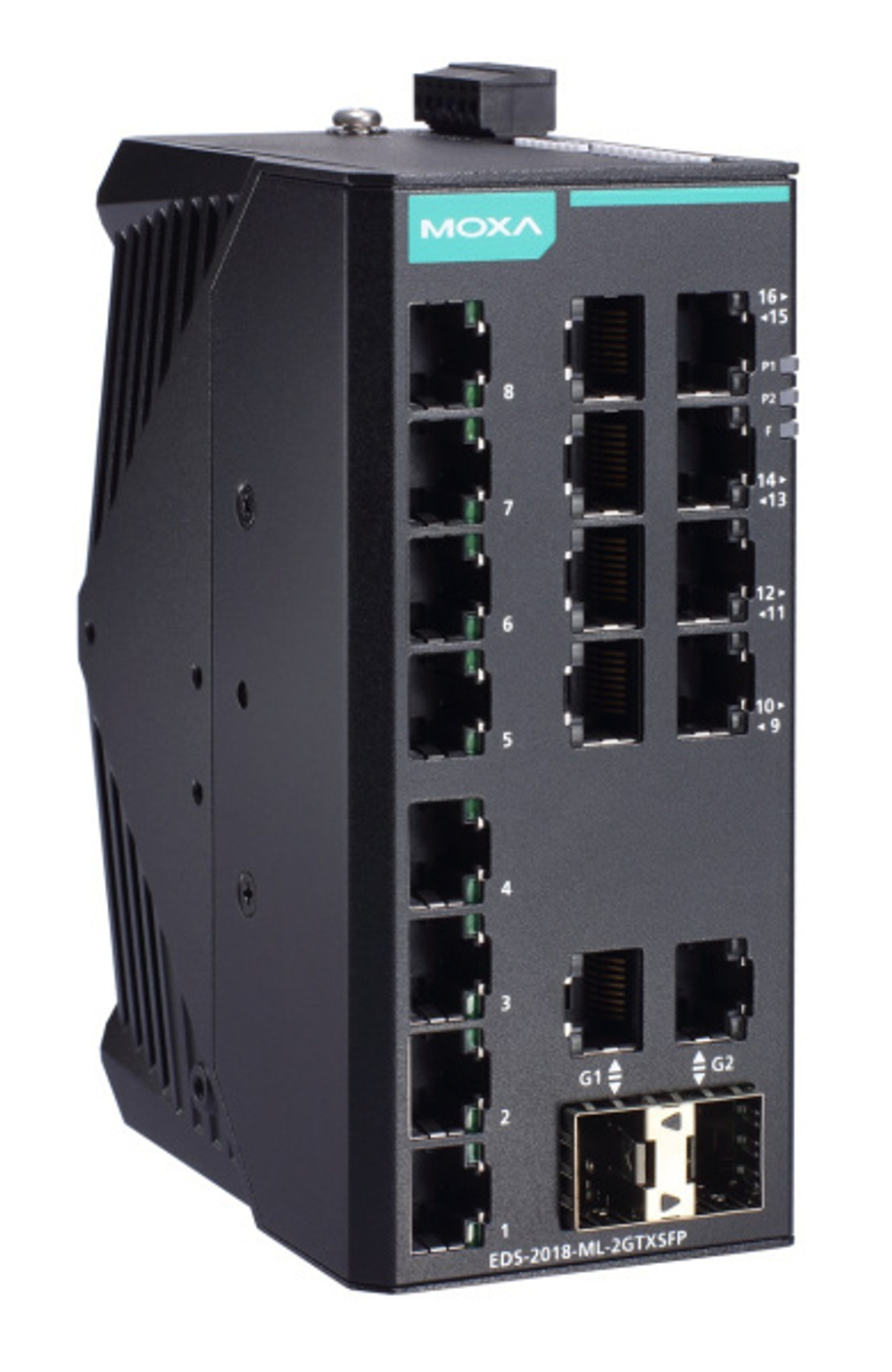 Коммутатор MOXA EDS-2018-ML-2GTXSFP-T