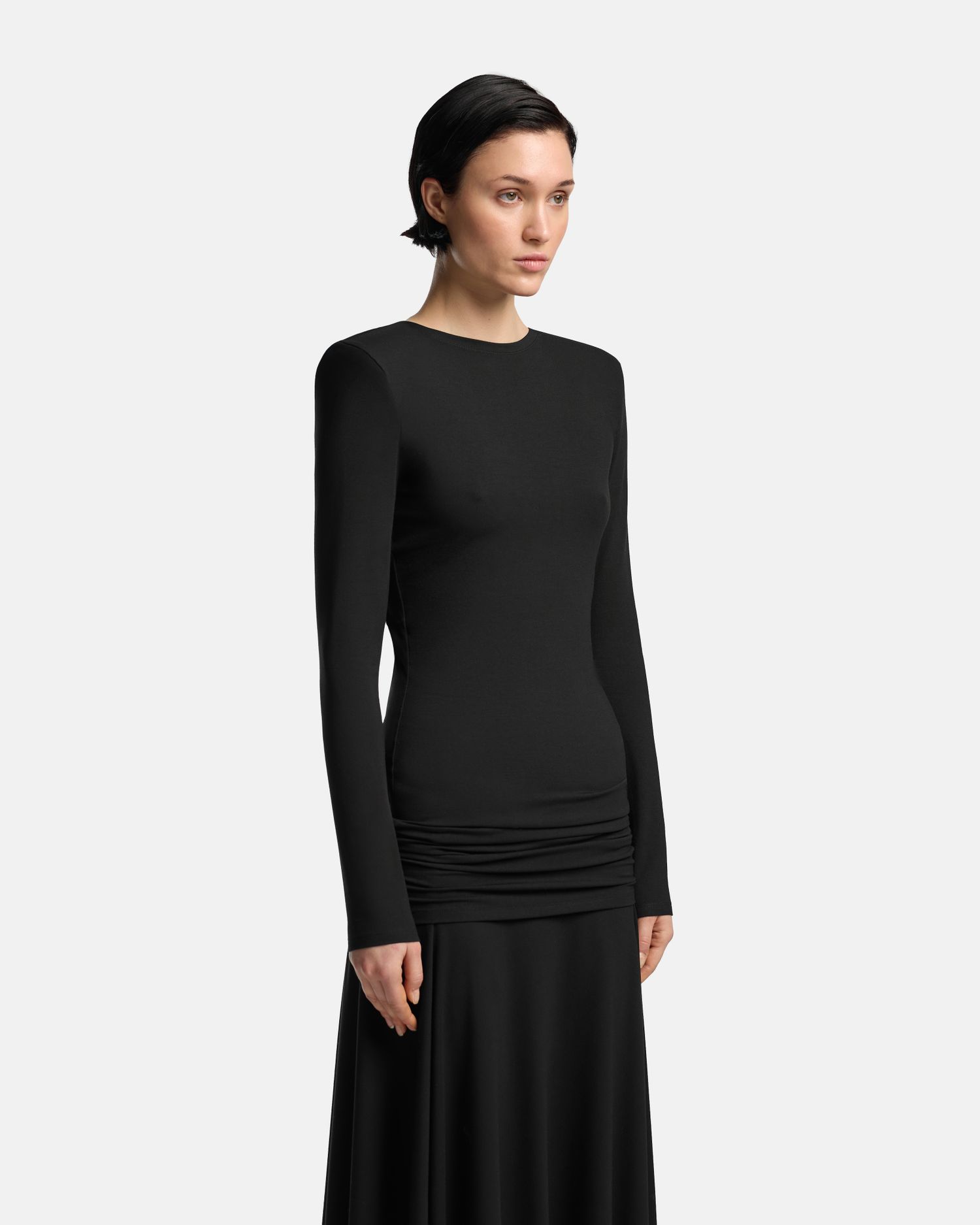 ПЛАТЬЕ-ЛОНГСЛИВ ИЗ ТРИКОТАЖА