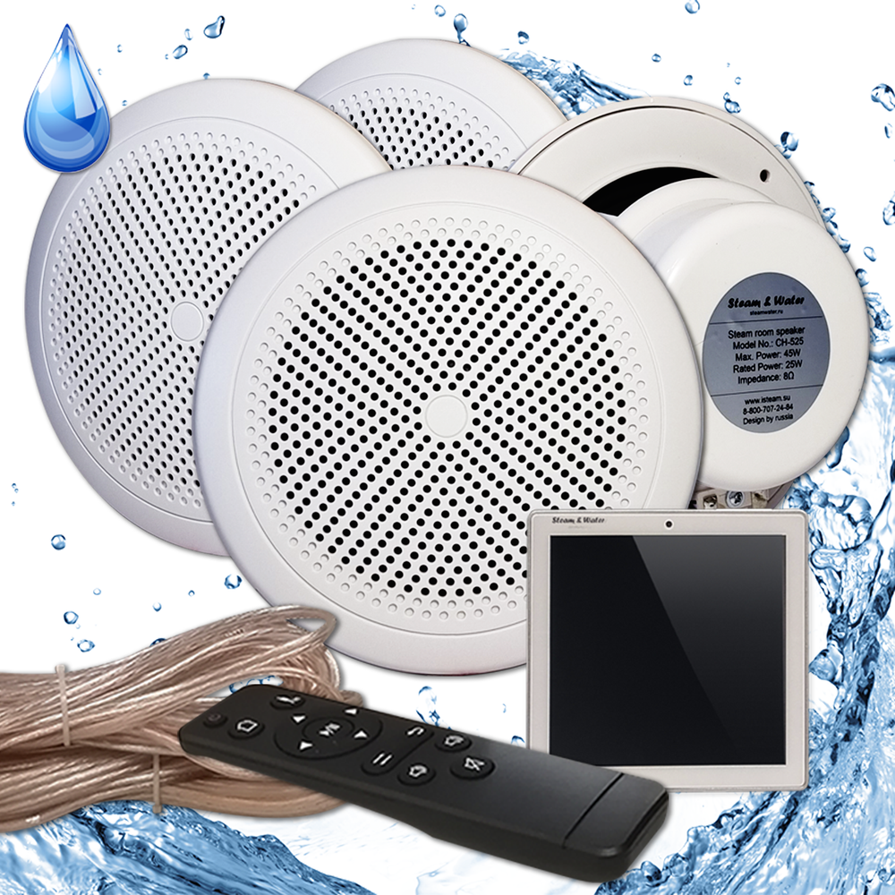 Комплект акустической системы SW4 White SENSOR – купить за 53 800 ₽ | Steam  & Water