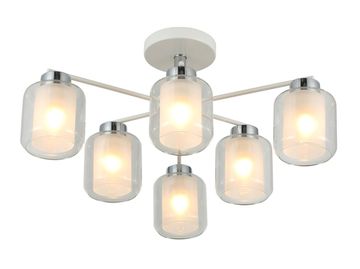 07625/6 WHITE+CHROME (1) Люстра RL