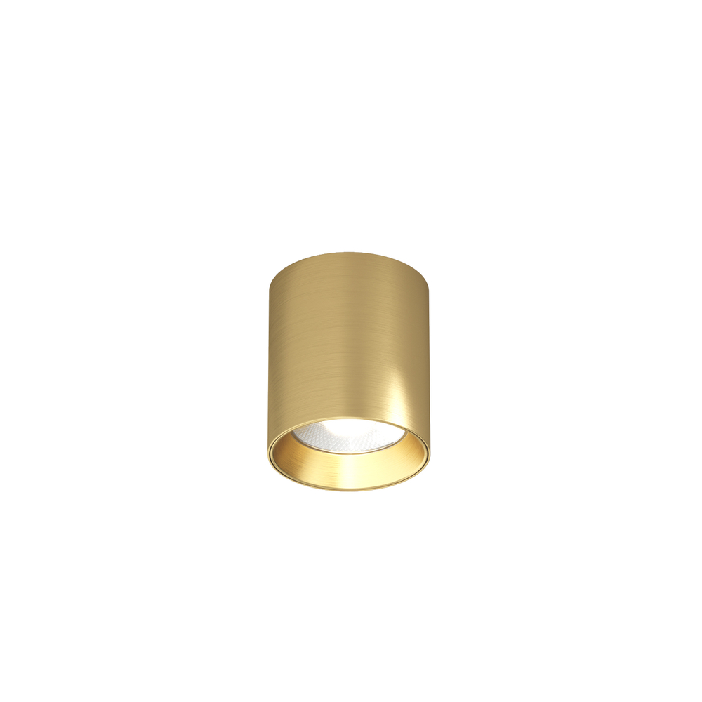 DK2610-SB Накладной светильник SHINE TUBE со светодиодом, D70*H80, IP20, 3000К, 10W, RA?90, сатинированная латунь, алюминий