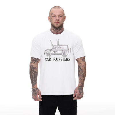 Футболка CLAN13 BAD RUSSIANS, белый
