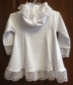 Крестильное платье с капюшоном  " Катюша "