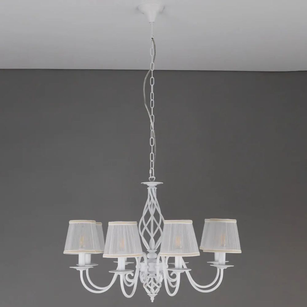 Citilux Ровена CL427180 Люстра с абажурами Белая