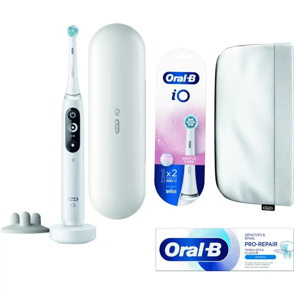 Электрическая зубная щетка бесплатно: косметичка, 2 наконечника, паста OralB, арт. Ora000324