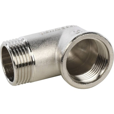 Угольник STOUT никелированный 1" ВР/НР