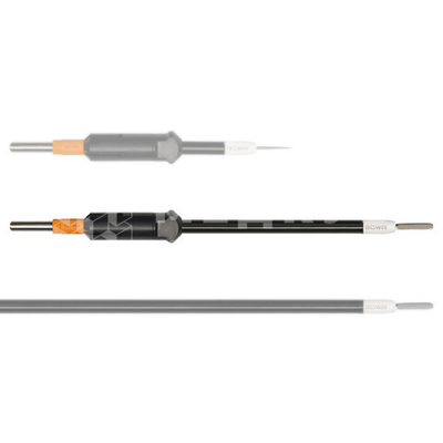 Электрод-нож аргоноплазменный выдвижной режуще-коагуляционный жесткий BOWA 5x40 мм прямой факел, длина 100 мм