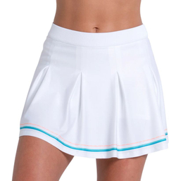 Теннисная юбка Lucky in Love Rising Tide - white