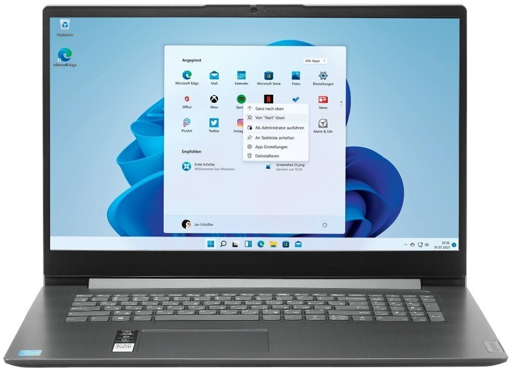 Ноутбук Lenovo IdeaPad 3 17ITL6 (82H9003DRK) 17.3" Intel Celeron 6305/RAM 4GB/SSD 256GB/Intel UHD Graphics/1600*900/TN/Без ОС/Подсветка кл-ры: нет/серый. Состояние: B1