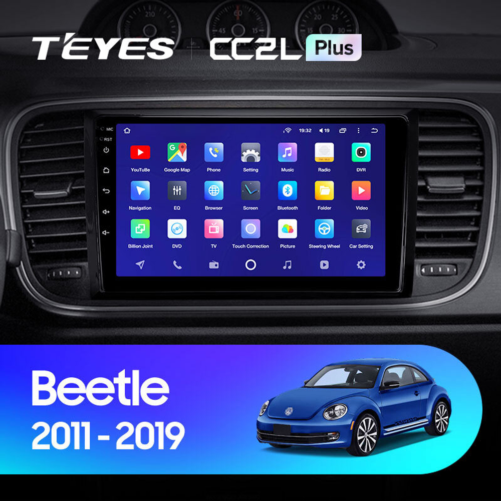 Teyes CC2L Plus 9"для Volkswagen Beetle A5 2011-2019