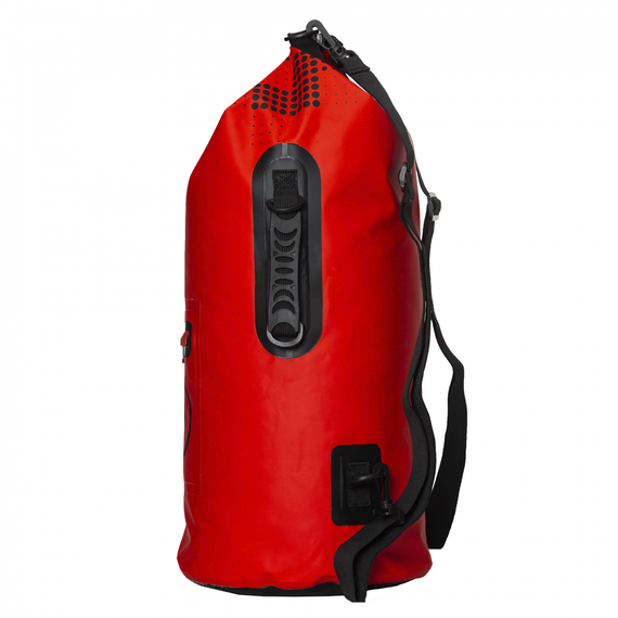 Гермомешок 30 литров красный с лямкой  и карманом Marlin Dry Tube 30 L