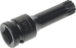 Головка-бита SPLINE ударная 1/2", M16 ROCKFORCE RF-24807816