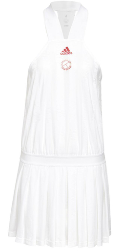 Теннисное платье Adidas All-In-One Dress W - white/scarlet