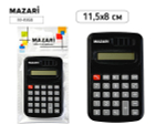 Калькулятор карманн. 8разряд. батар.AG10, пласт.корп. 115х80мм. (Mazari)