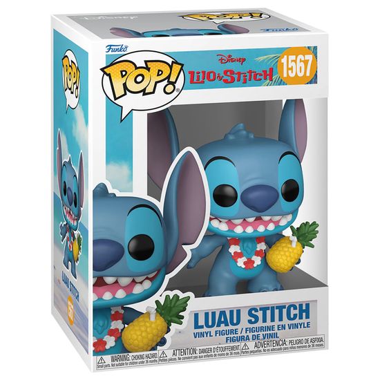Фигурка Funko POP! Disney Lilo & Stitch Luau Stitch (1567) 86275 / Фигурка Фанко ПОП! по мотивам мультфильма "Лило и Стич", Стич